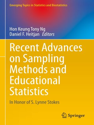 cover image of Recent Advances on Sampling Methods and Educational Statistics